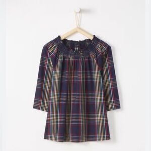 Hanna Andersson Sunny Plaid Smocked Popover Top